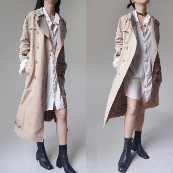 Ann Demeulemeester large white blouse boyfriend oversize silk button dow… - Picture 5 of 16